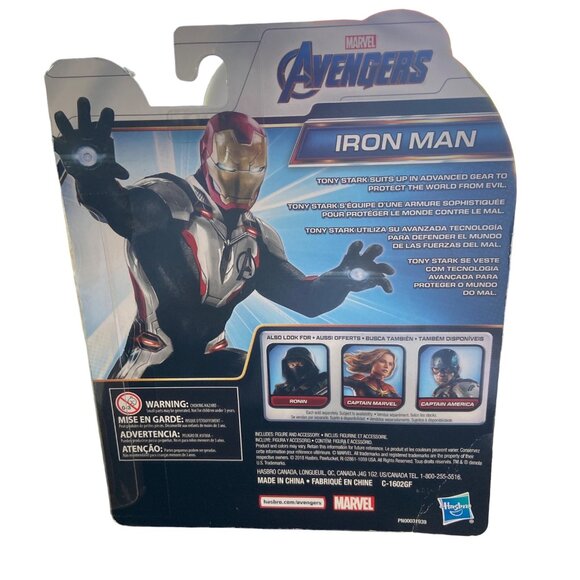 Hasbro Avengers Marvel Endgame Team Suit IRON MAN 6 Inch Action Figure NEW n Box - Picture 4 of 4
